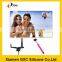 New product design Silicone selfie stick with bluetooth shutter button