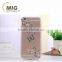 Peacock pattern colored drawing transparent TPU Cell phone case For iphone 6 case For iphone 6s case