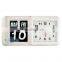 Square Flip calender Clock, decorative modern clock