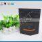 Brown color printing foil bag stand up drip coffee one way valve plastic bag