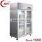 QIAOYI C1 double glass door refrigerator