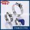 German type stainless steel air compressor hose pipe clamp clip