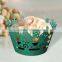 unique christmas decoration wholesale paper laser cut cupcake wrappers