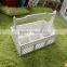 Handmade hollow out easter basket cube