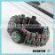 outdoor survival 7 strands 550 paracord bracelet with flint fire start compass and whistle