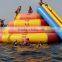 hot sale cheap and popular for person inflatable floating Pyramid water games with slide