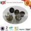Anti brass buttons with rhinestone with embossed logo