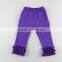 Wholesale Cute Comfortable 100% Cotton Ruffled Capris For Kids