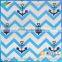 Wave Anchor Print Nylon Spandex Lycra Fabric Suppliers
