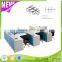 KU-TK6+K3 For 6 Person Office Desks Office Furniture Aluminum Frame Glass Partition