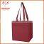 High Quality Custom Non-woven 6 Bottles Tote Bag With Front Pockets