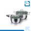 Stainless Steel Hot Milk Boiling Pot & Stock Cooking Pot Set