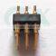 male gender two row 6pin connector pogo pin connector for PCB application