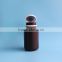 Wholesale good quality 125ml HDPE pill bottles with tearing cap,125cc brown medicine bottle