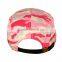 High Quality Cheap Custom Camo Pink and Red 5 Panels Snapback Caps