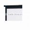 120" matte white fabric portable tripod projection screen in business presentation