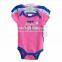 2016 short sleeve custom baby onesie