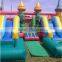 Amusement park inflatable combo water slide for sale