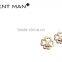 High Quality Italy Earring ,2015 Wholesale Women Gold Flower Earring,rose Gold Round Circle Shaped From Coolman