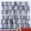 IMARK Ladder Shape China Athens Gray Mix Grey Wood Grain Marble Mosaic Backsplash Tile