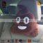 Wholesale cotton stuffed cute custom plush emoji pillow car pillow