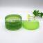 PET 250ml Green Clear Plastic Jar With Screw Cap
