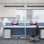 4 Person Table Office Fuiniture Workstation And Partition