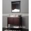 wall mounted chinese double solid wood marble top bathroom vanity