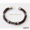 2016 newest Laether braceelt Chrome cross bracelet for fashion girl