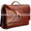 brown leather sling cross body messenger bags in genuine leather