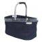 Polyester Collapsible Market Basket with Pocket