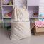 blank muslin cotton canvas drawstring bag folding shopping color bag