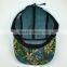 Customize cotton twill flat brim 5 panel snapback cap