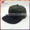 custom design your own logo 100%cotton camo snapback caps