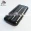 Guangzhou Caben Top Supplier Of Black Real Carbon Fiber Gloss Finish Cigar Travel Case 3 Tube cigar box With Facy box