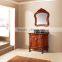 Solid wood carcase material and rubber wood classic style bathroom furniture WTS211