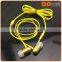 New Premium Fluorescence Glow Earbuds Metal Glowing Headphones for Mp3 Player