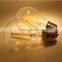 Newpeak A19/A60 E27 Filament LED Bulb 4W High Lumen 420lm Big Beam Angle 360 Degrees CRI>80 Glass LED Bulb with CE Certificate
