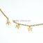 Lastest Design Girl's Gold Star Charm Necklace Wholesale