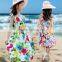 Summer beach strap dress little girl summer cottonblend kids dress pajamas dress