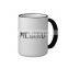 2016 High Quality ceramic custom logo printing enamel mug,