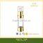 plastic manufacturers cosmetic plastic airless pump bottle golden color