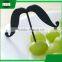 eco plastic tableware cartoon mustache beard fruit fork set