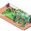 DAYI Environmental Friendly Pyrolysis Plant For Tyre Plastic And Rubber Getting Raw Oil