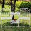 Outdoor furniture antique white KD bench