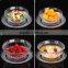 round cheap glass dinner set glass bowl and glass plate for feast wedding