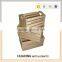 Handicraft wooden storage basket with lid