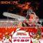 2-stroke gasoline chain saw with brand new plastic and magnesium alloy