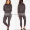 Cotton Polyester Tracksuit For Adults Plain Blank Active Charcoal Grey Track Suit Custom Design Jacket Sweatpants Sports