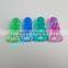 Transparent Colored 10mm Plastic Pacifier Clip Safe For Baby